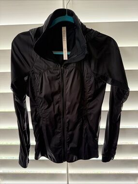 lululemon athletica Black Hooded Utility Jacket